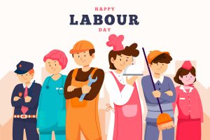 Hari Buruh Internasional 1 Mei. TENAGA KERJA BANGUNAN TINGGI TINGKAT 2