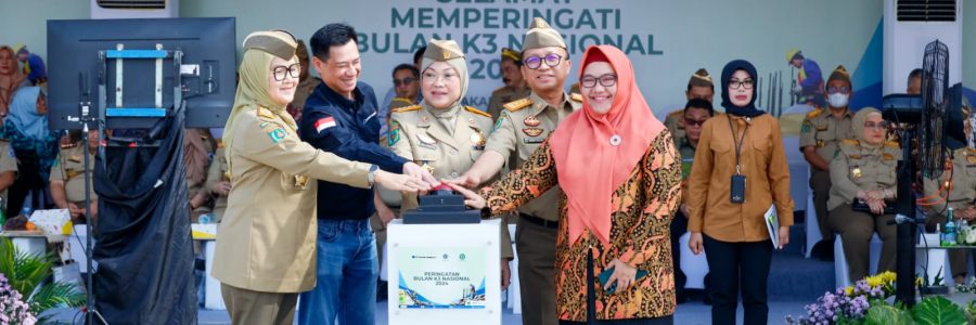 Peringatan Bulan K3 Nasional 2024 di Gresik Bersama Kemnaker